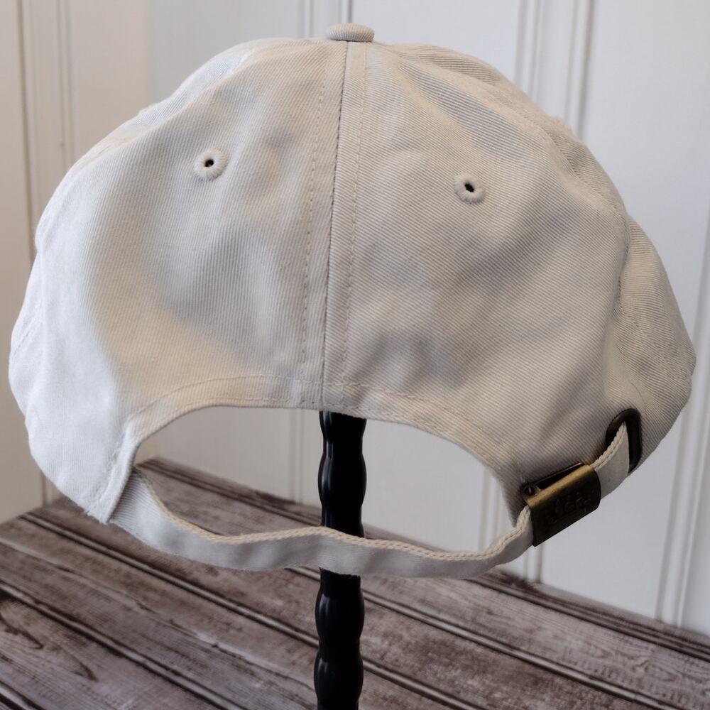 Vintage Yellowstone PRESERVE & PROTECT BEAR Ball Cap Hat Cotton/Suede-Like Bill - Picture 4 of 10